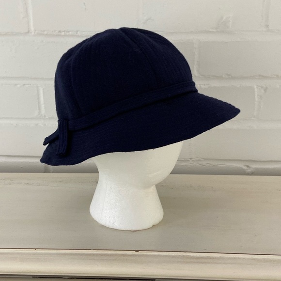 Classic Simple Style Vintage Navy Blue Womens Fashion Winter Hat - Picture 2 of 9